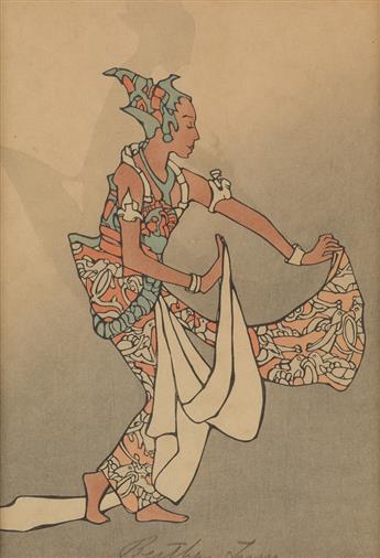 LUM, BERTHA / GRAPHICS. Javanese Dancer * Moon Gate.